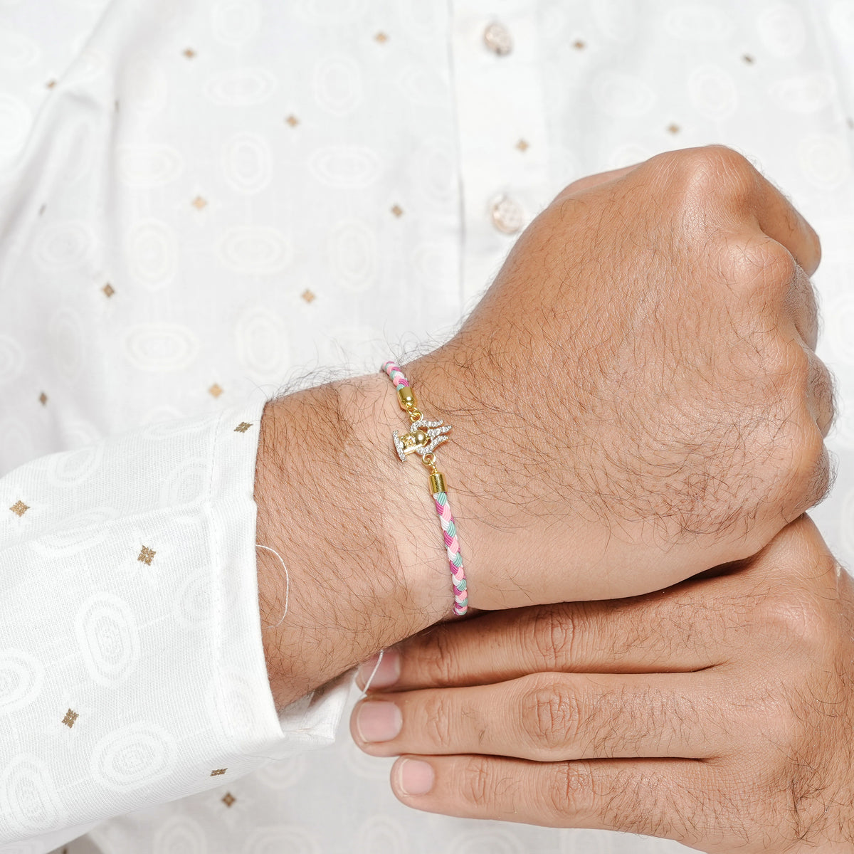 925 Silver Neelkanth Rakhi