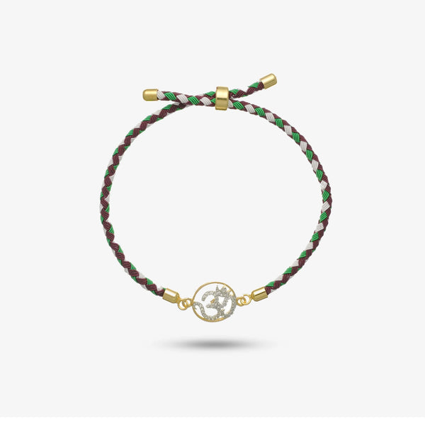 925 Silver Om Jyoti Rakhi