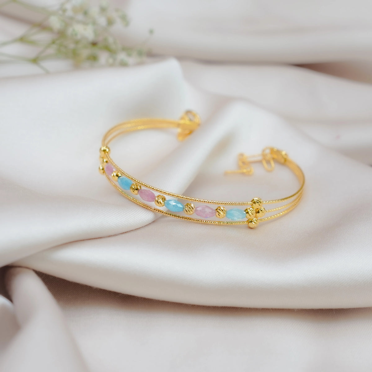 925 Silver Golden Plated Bond Beyond Bracelet