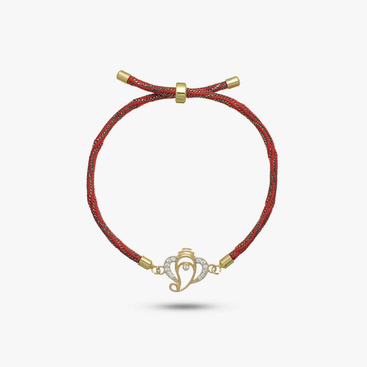 925 Gold Silver Siddhivinayak Rakhi