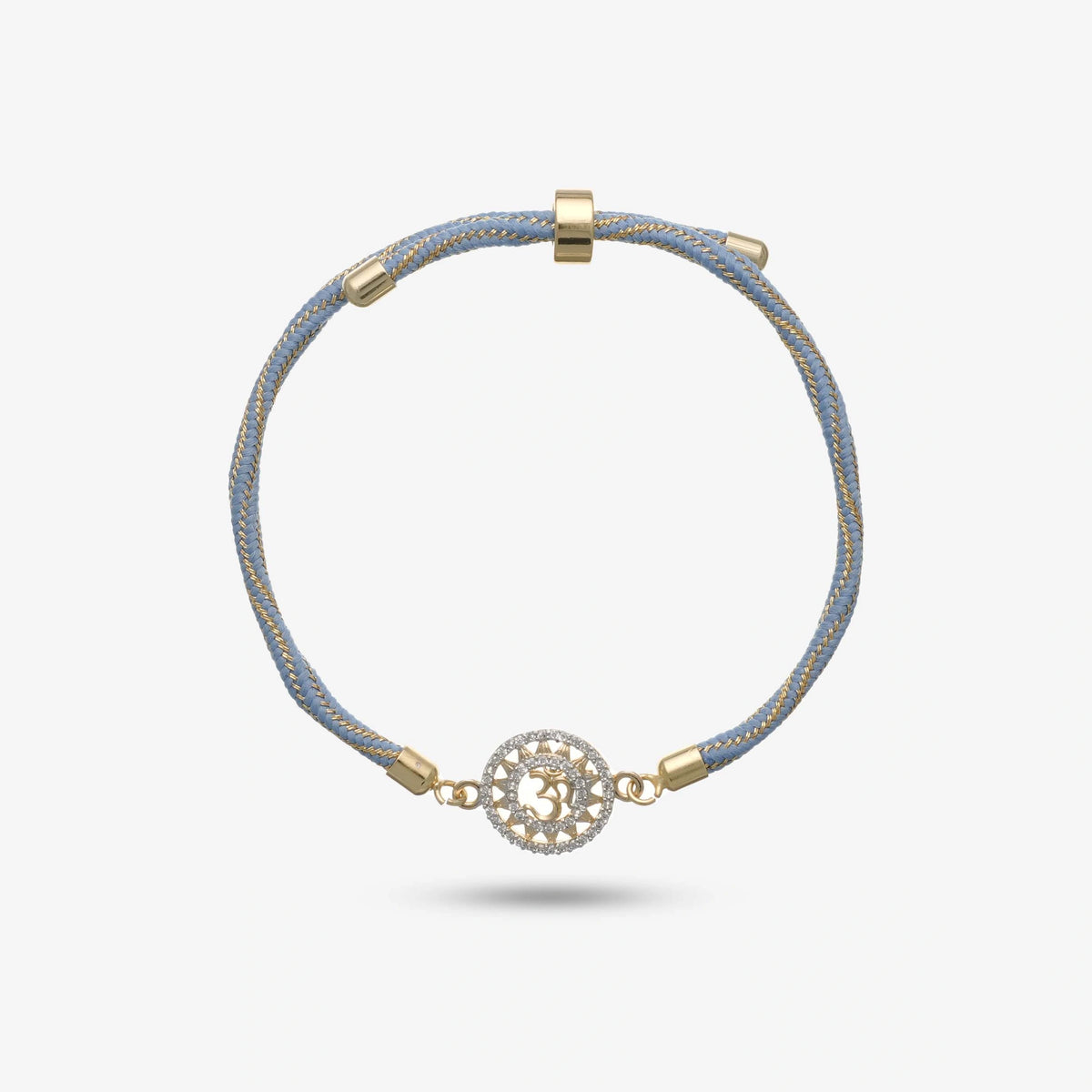 925 Silver Gold Om Tattva Rakhi