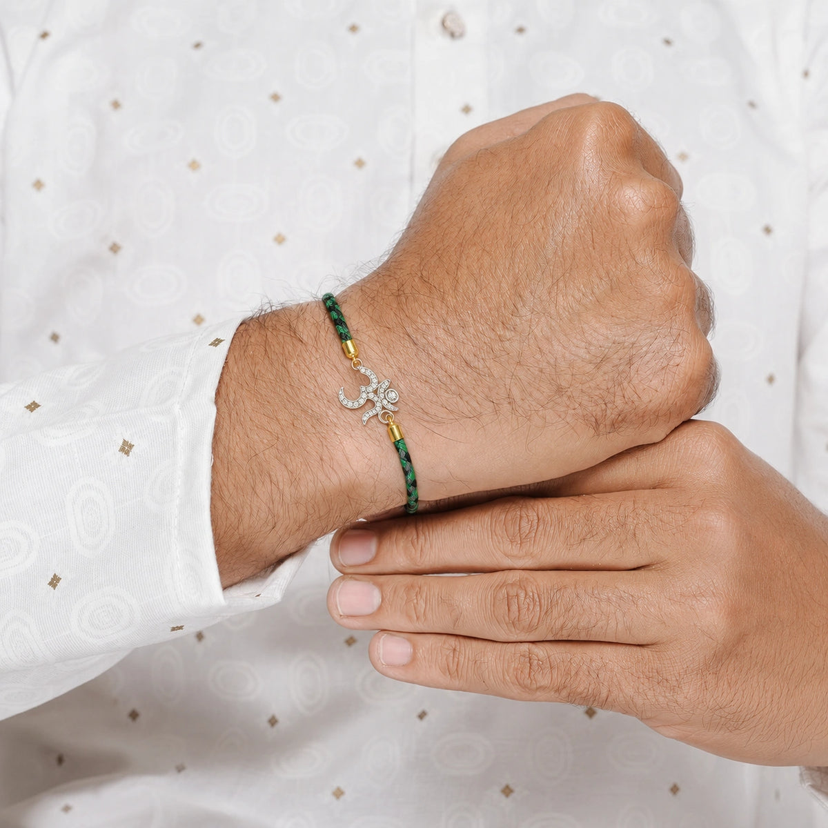 925 Silver Om Anugrah Rakhi