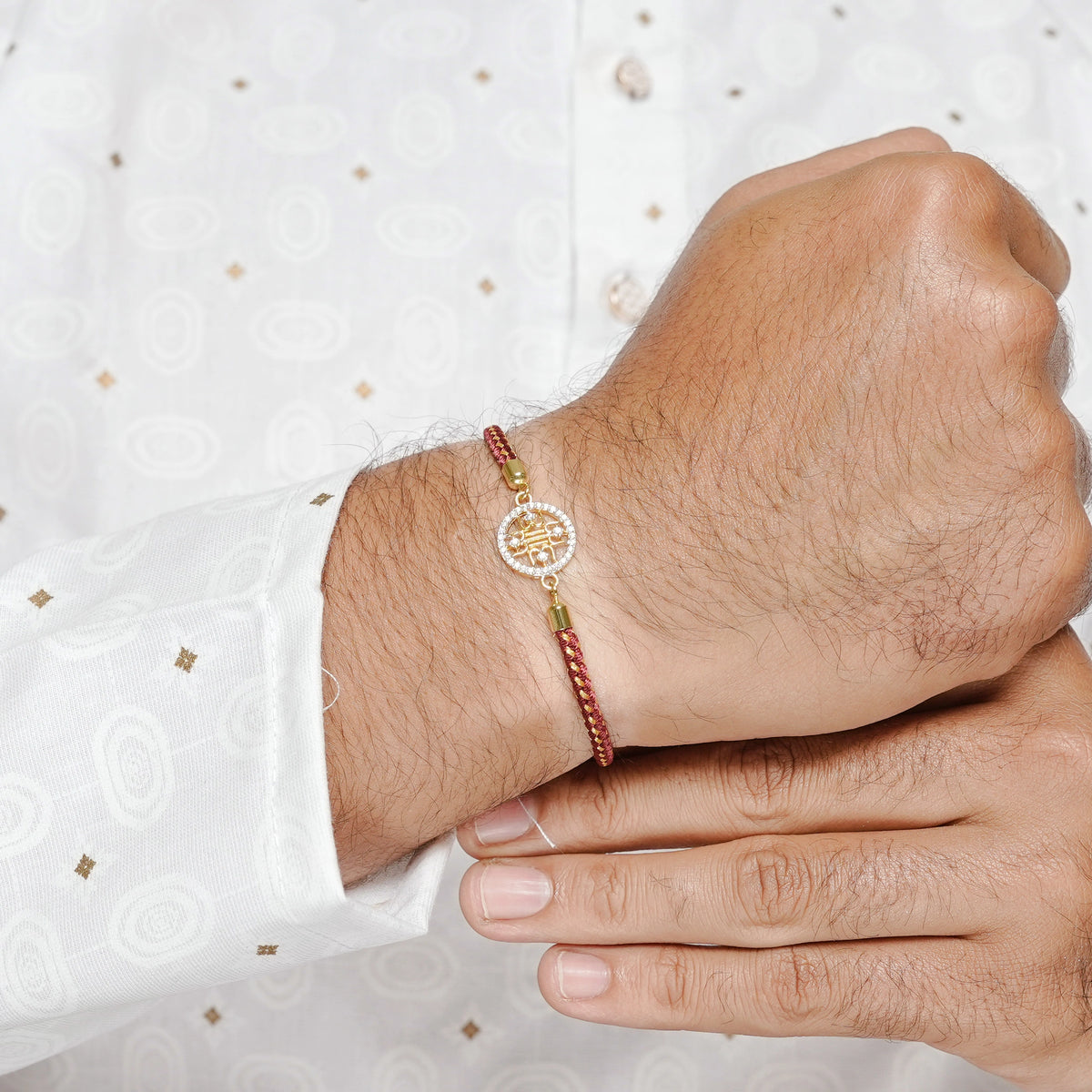 925 Silver Shakti Yantra Rakhi