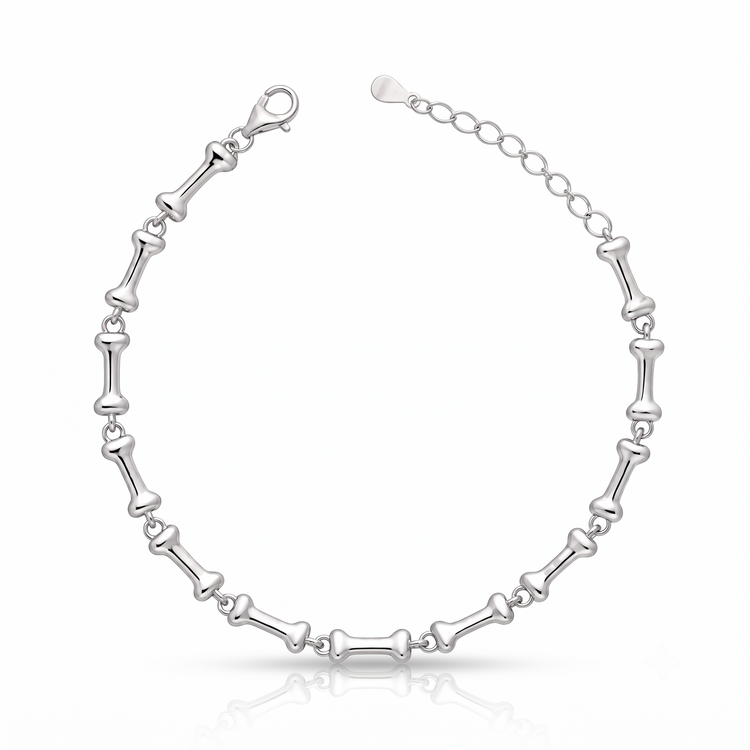 Playful Bone Link Bracelet
