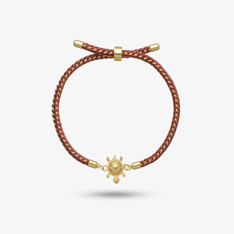 925 Golden Silver Prosperity Turtle Rakhi