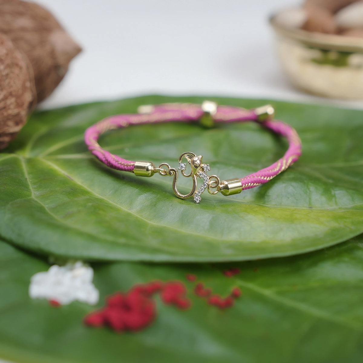 925 Silver Om Param Rakhi