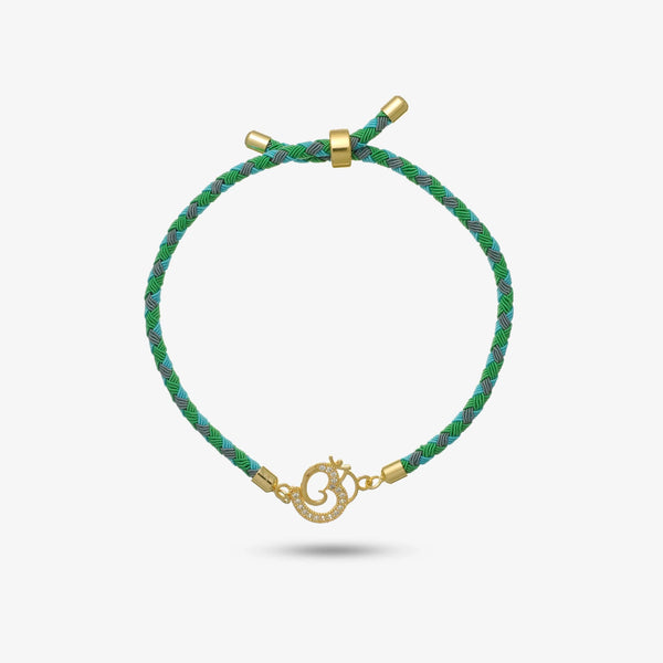 925 Gold Silver Shree Om Rakhi