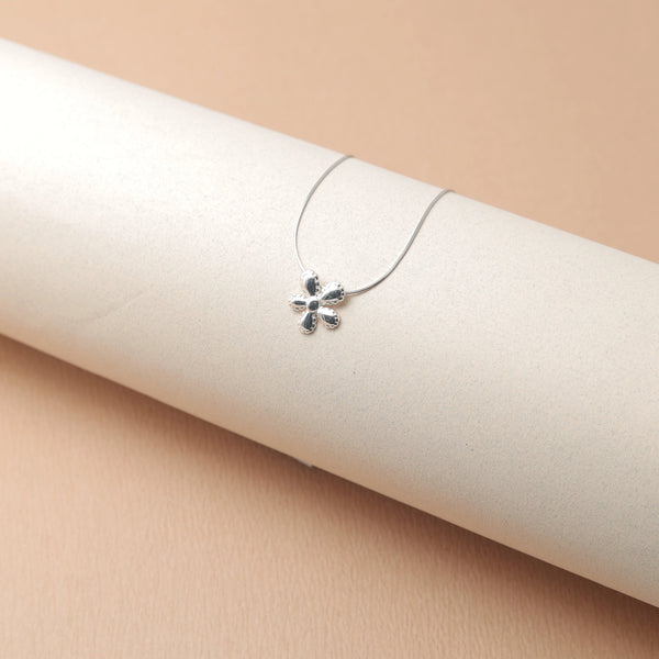 925 Silver Floral Chain Pendant