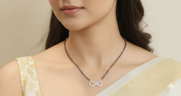 925 Silver Infinite Love Mangalsutra