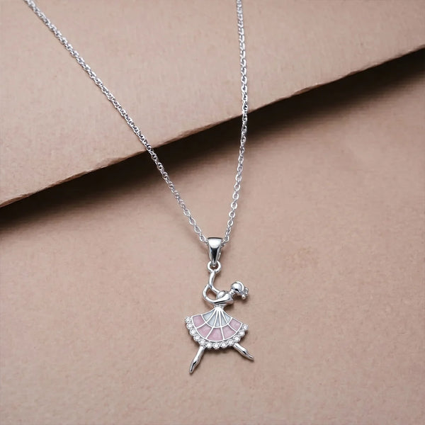 925 Silver Ballerina Glow Pendant