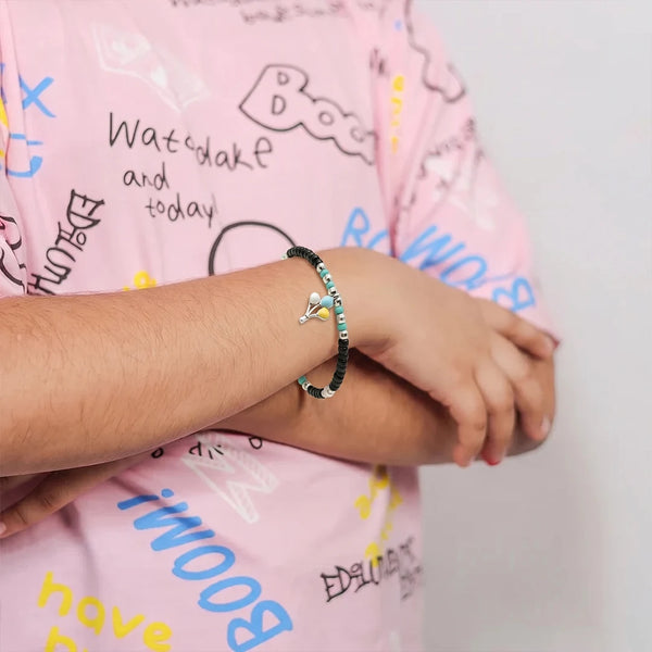 925 Silver Balloon Charm Bracelet