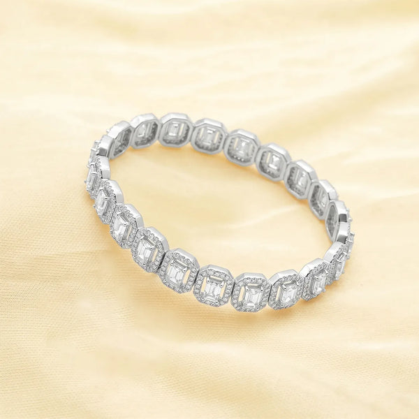 925 Silver Cubic Zirconia Serenade Kada