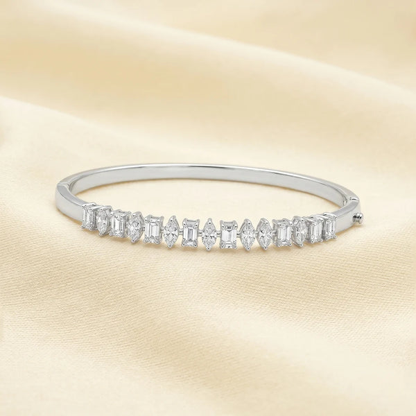 925 Silver Diamond Sparkline Kada