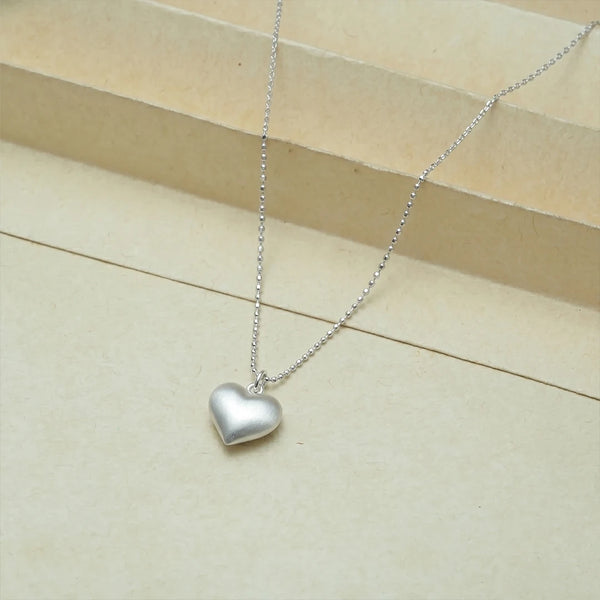 925 Silver Eternal Love Heart Chain Pendant