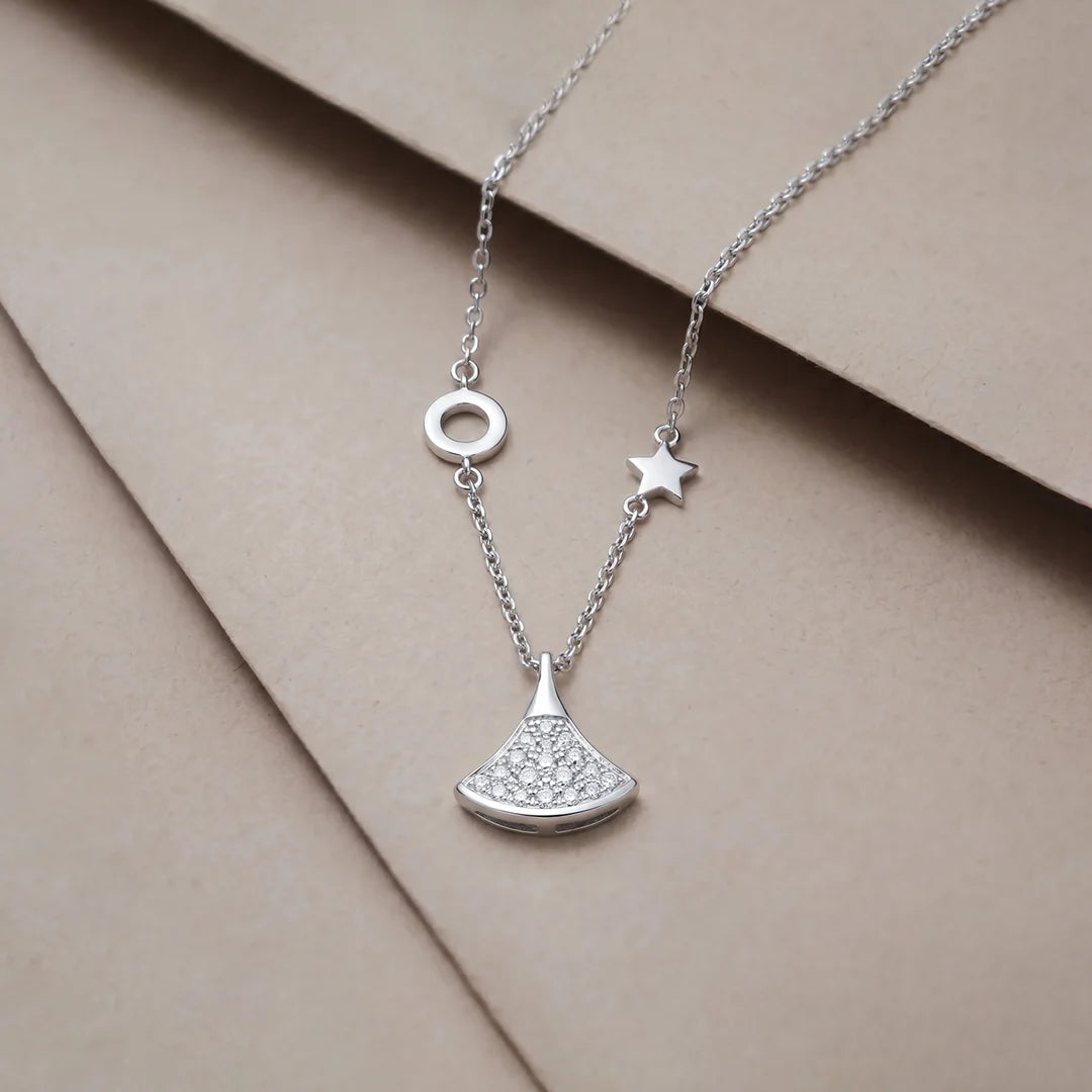 925 Silver Starbound Rocket Chain Pendant - 925 sterling silver pendant by Tassya Silver
