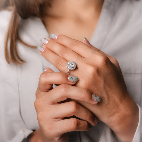 925 Silver Empress Shine Ring
