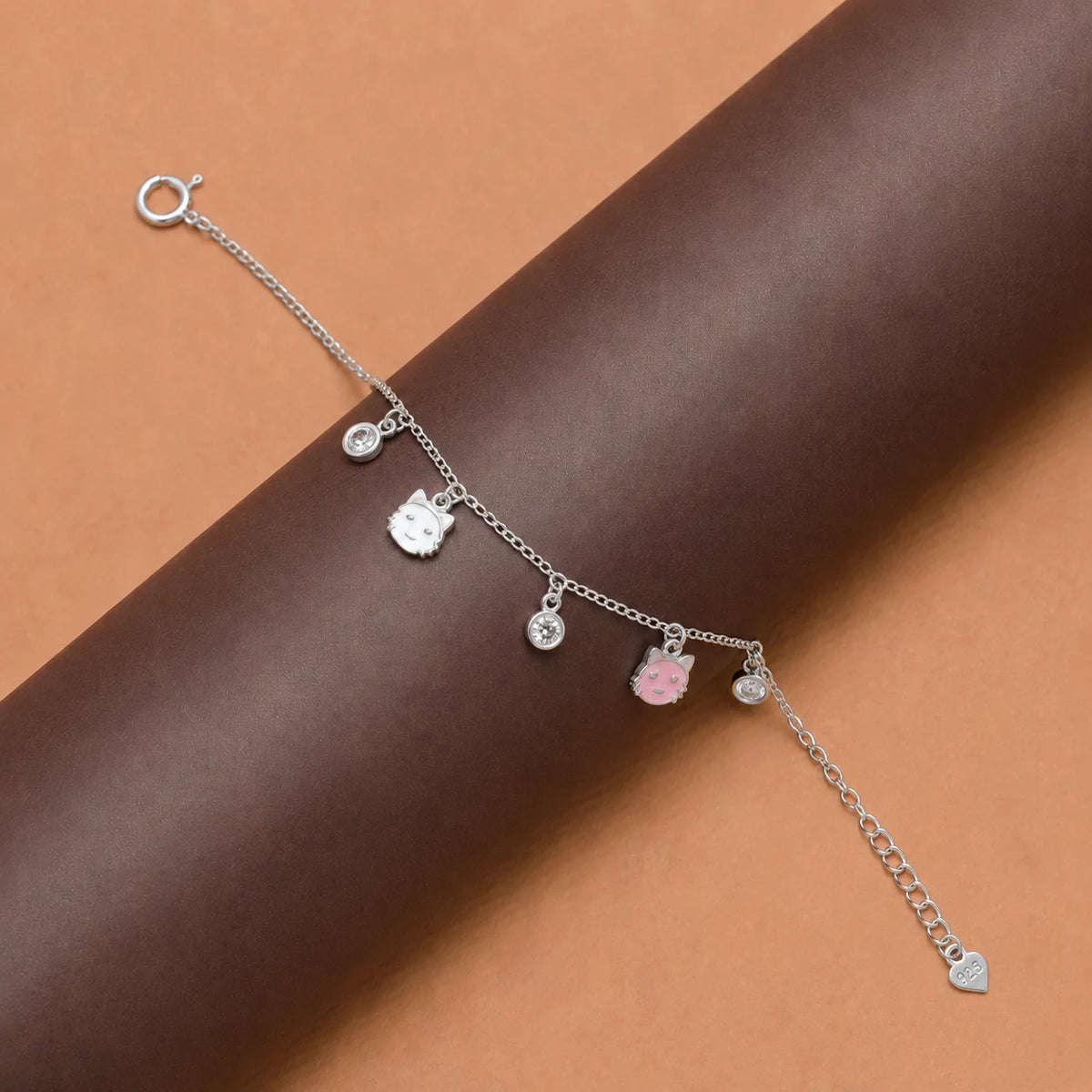 925 Silver Panda Pals Bracelet