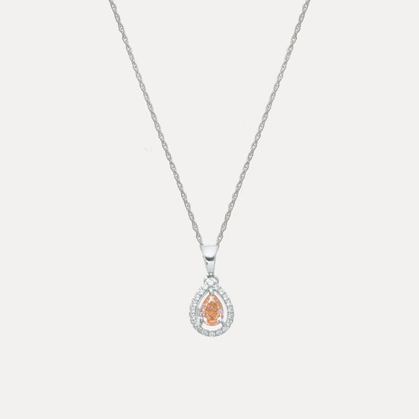 925 Silver Golden Dewdrop Pendant