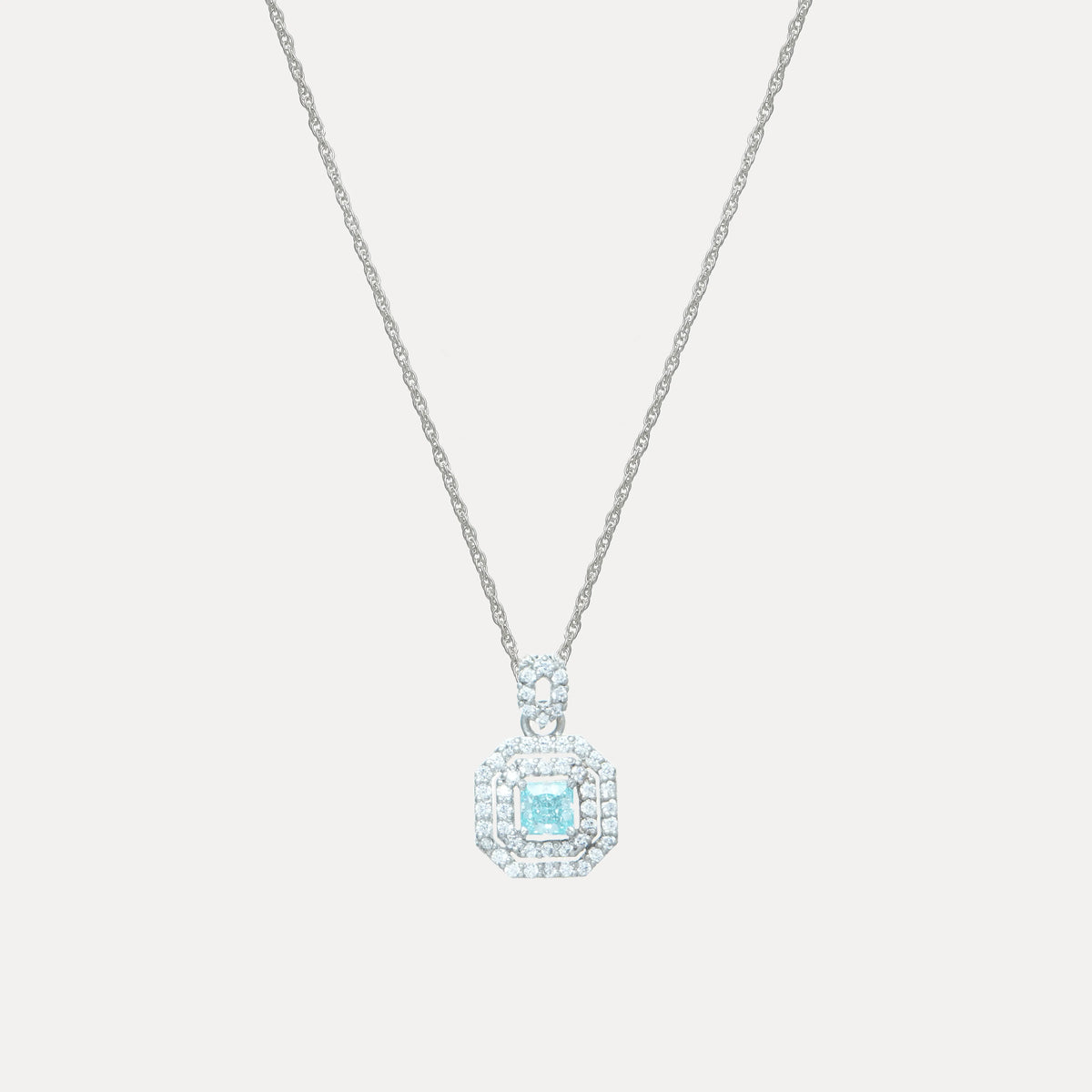 925 Silver Icy Prism Pendant - 925 sterling silver pendant by Tassya Silver