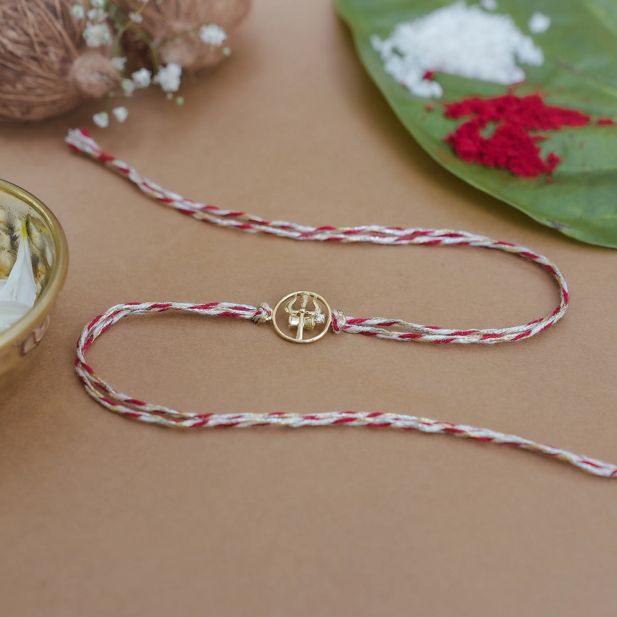 925 Silver Rudra Trishul Rakhi