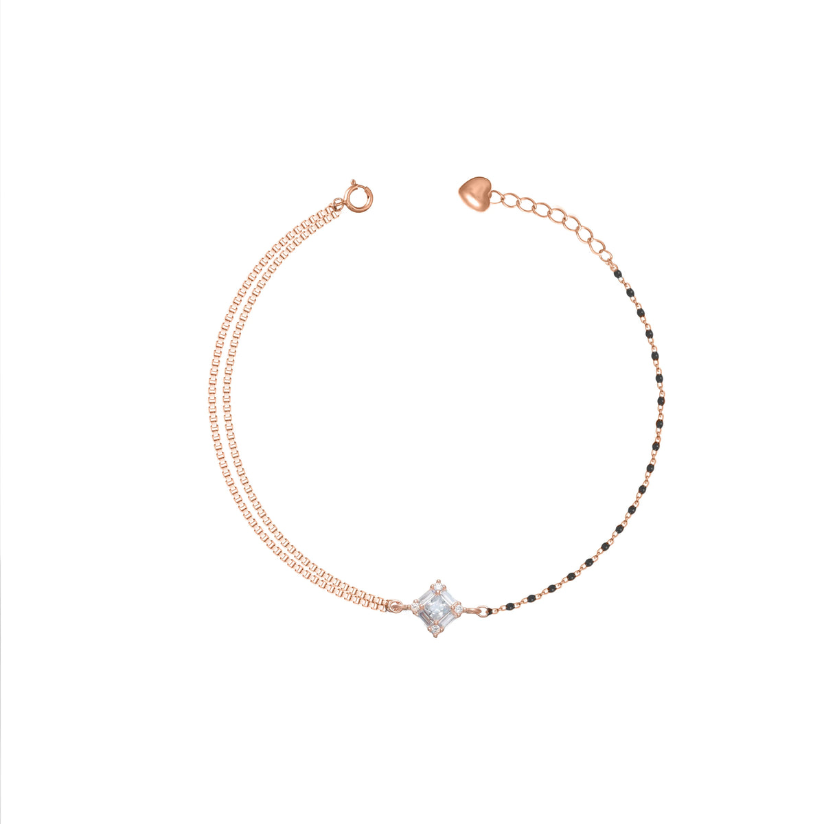 925 Silver Blush Bond Solitaire Bracelet - 925 sterling silver bracelet by Tassya Silver