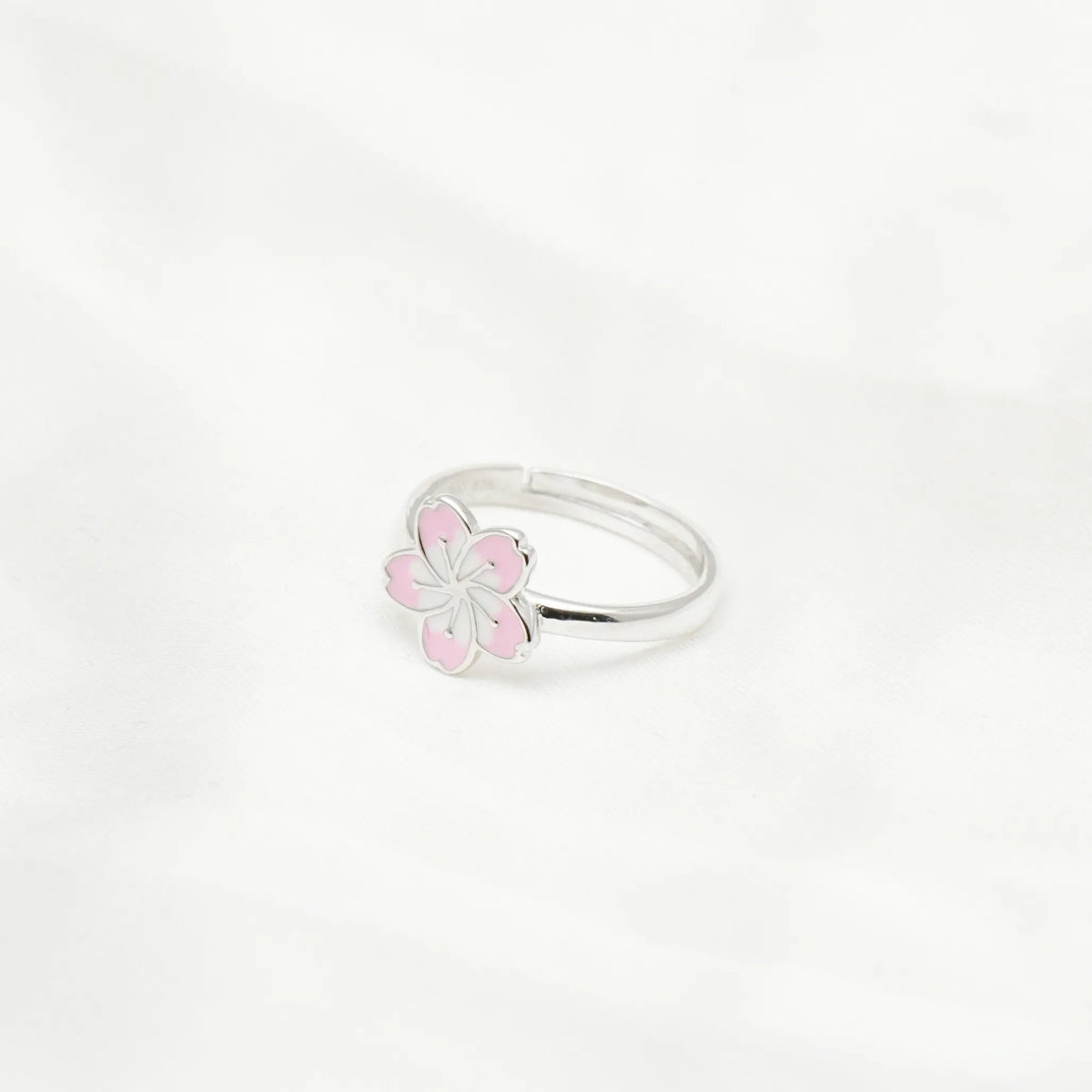 925 Silver Cherry Blossom Ring - 925 sterling silver ring by Tassya Silver
