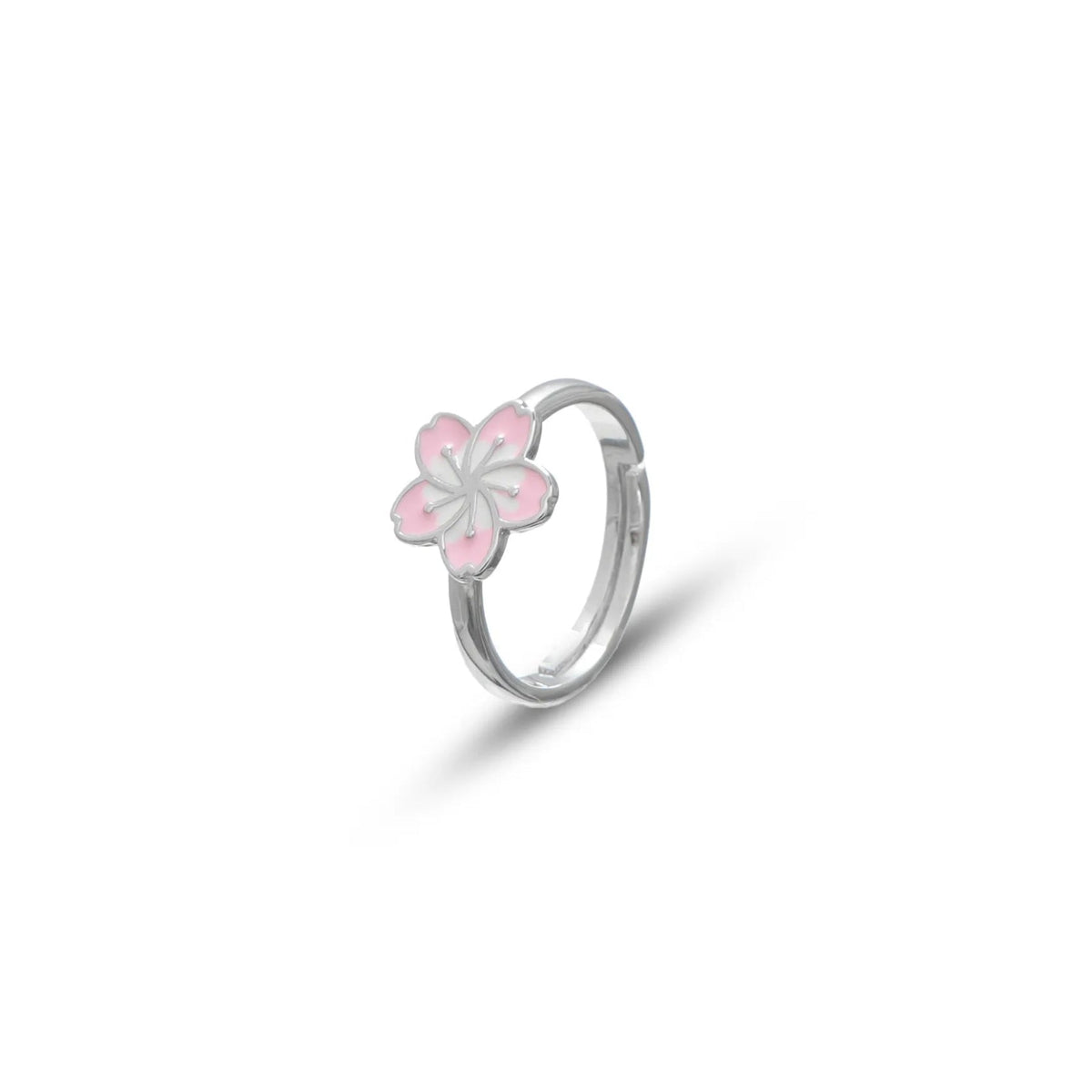 925 Silver Cherry Blossom Ring - 925 sterling silver ring by Tassya Silver