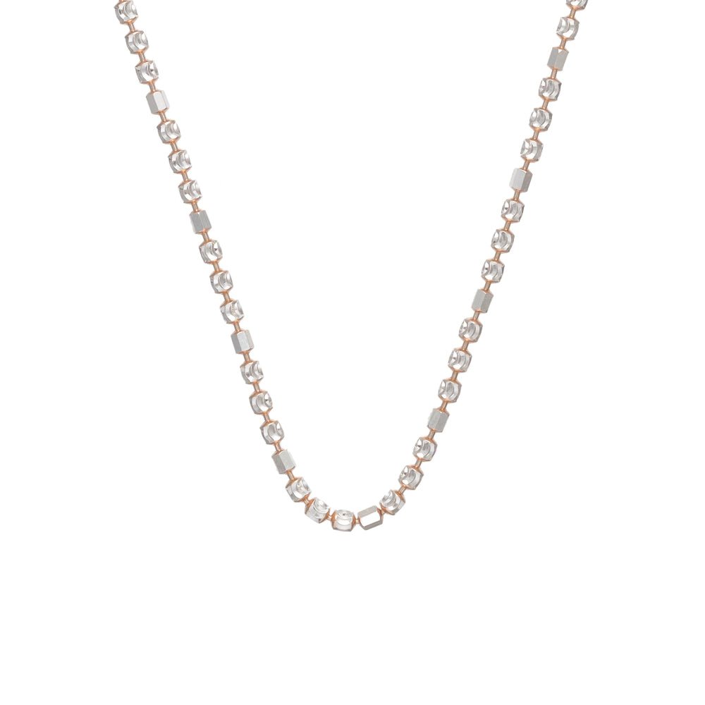 925 Silver Chic Cubes Chain Pendant - 925 sterling silver pendant by Tassya Silver