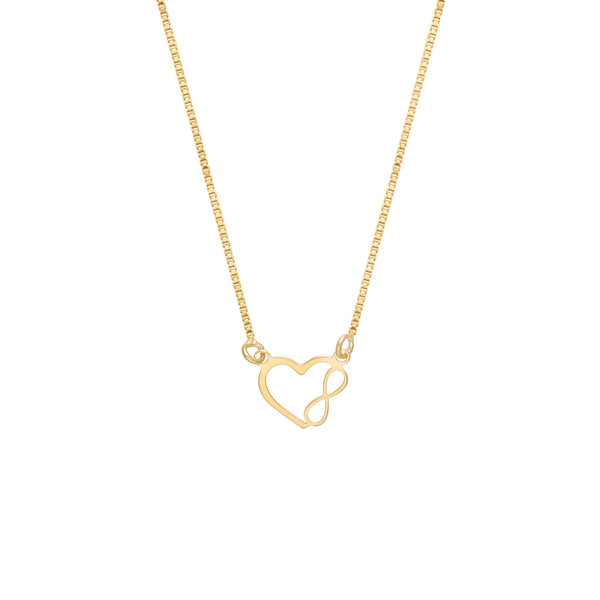 925 Silver Endless Love Chain Pendant