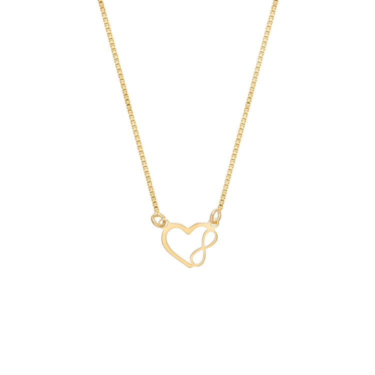 925 Silver Endless Love Chain Pendant - 925 sterling silver pendant by Tassya Silver