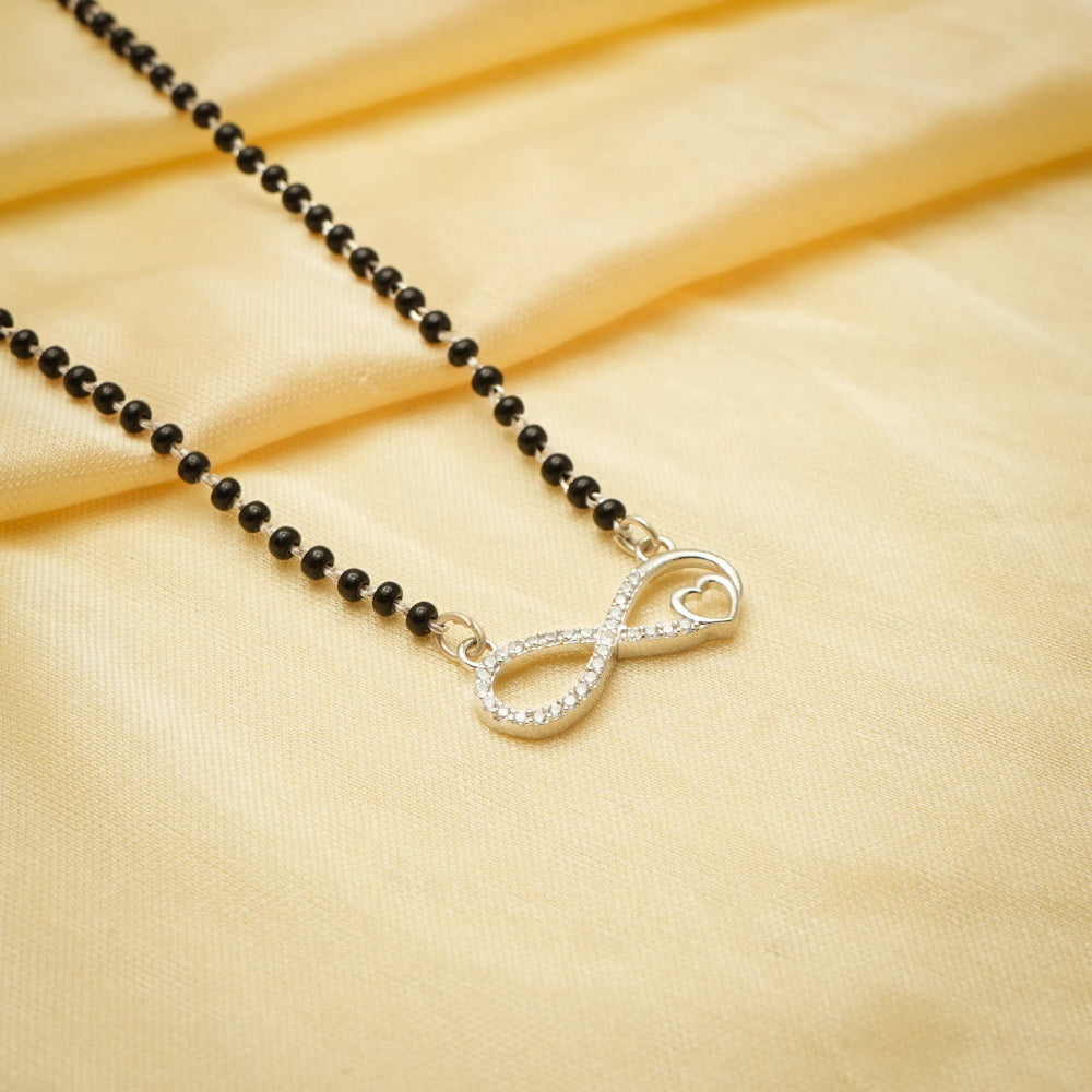 925 Silver Forever Love Mangalsutra - 925 sterling silver mangalsutra by Tassya Silver