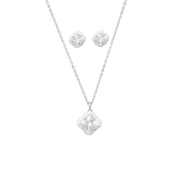 925 Silver Frosted Starshine Chain Pendant Top