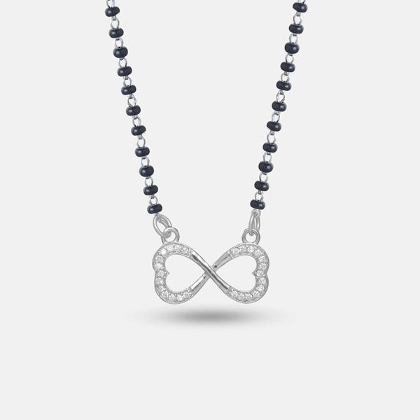 925 Silver Infinite Hearts Mangalsutra