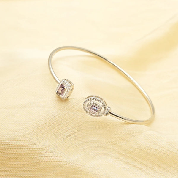 925 Silver Lavender Gleam Duo Kada