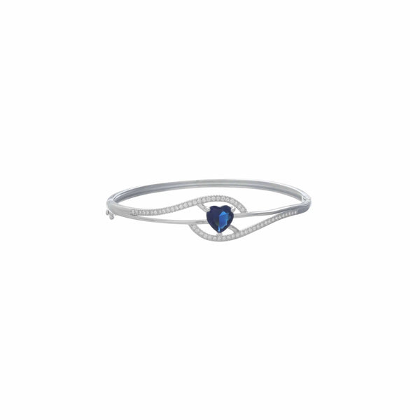 925 Silver Midnight Heart Kada
