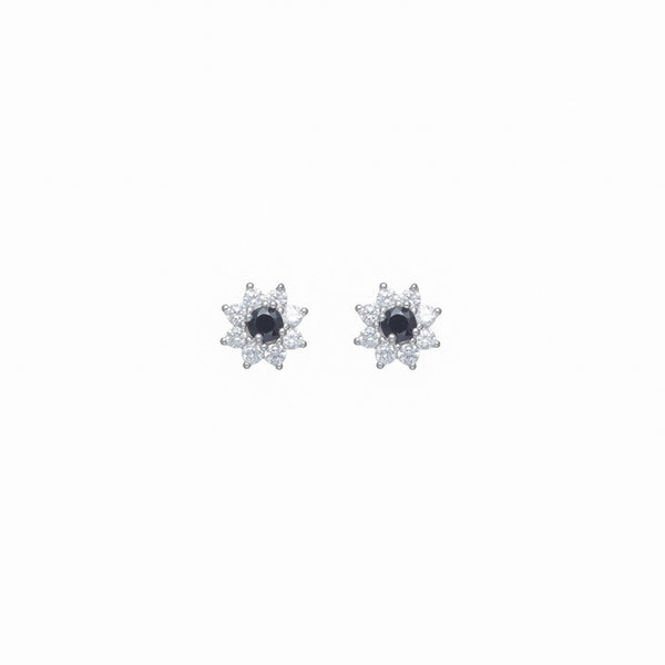 925 Silver Midnight Star Earrings