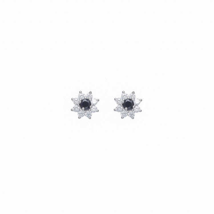 925 Silver Midnight Star Earrings - 925 sterling silver earrings by Tassya Silver
