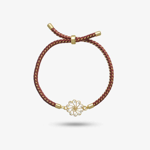 925 Gold Silver Om Mahima Rakhi