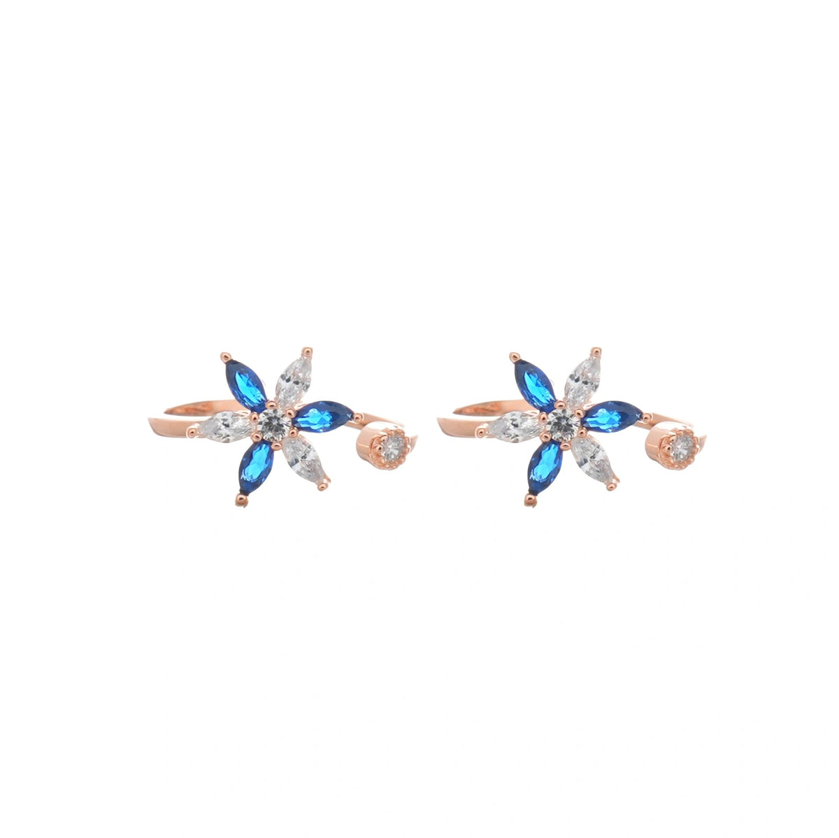 925 Silver Ocean Bloom Radiance Toe Rings – Pack of 2 - 925 sterling silver ring by Tassya Silver