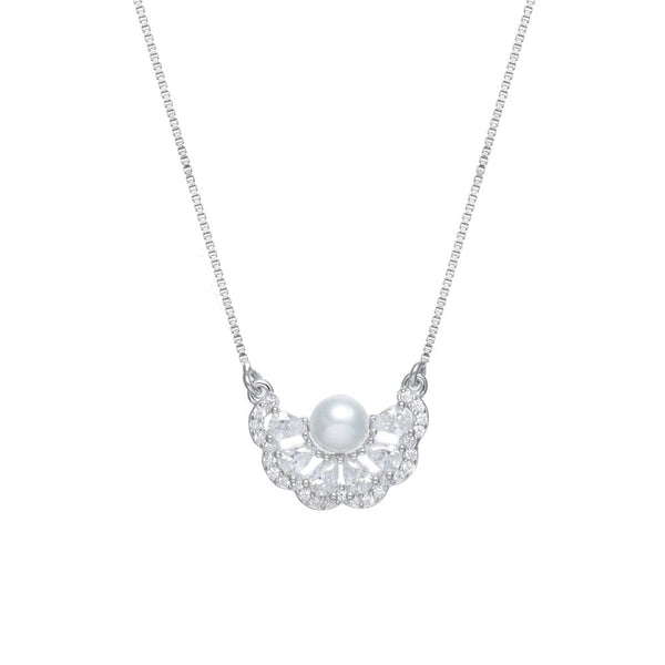 925 Silver Pearl Elegance Chain Pendant