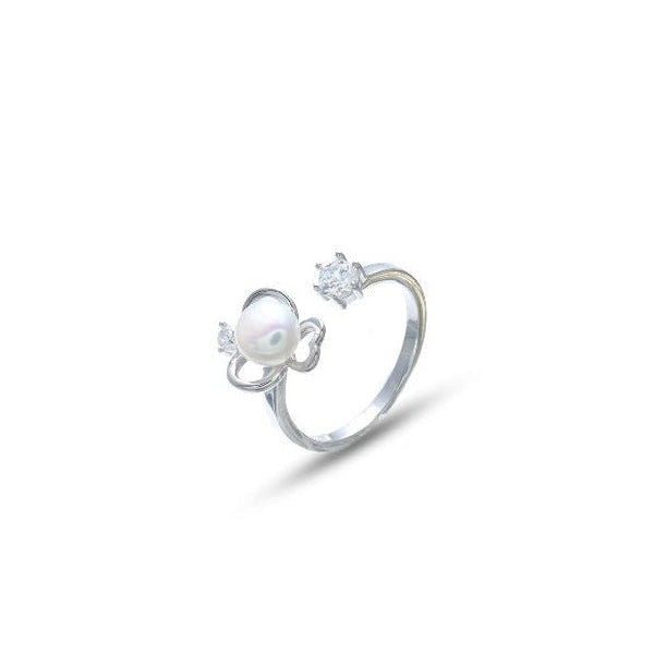 925 Silver Pearl Elegance Ring