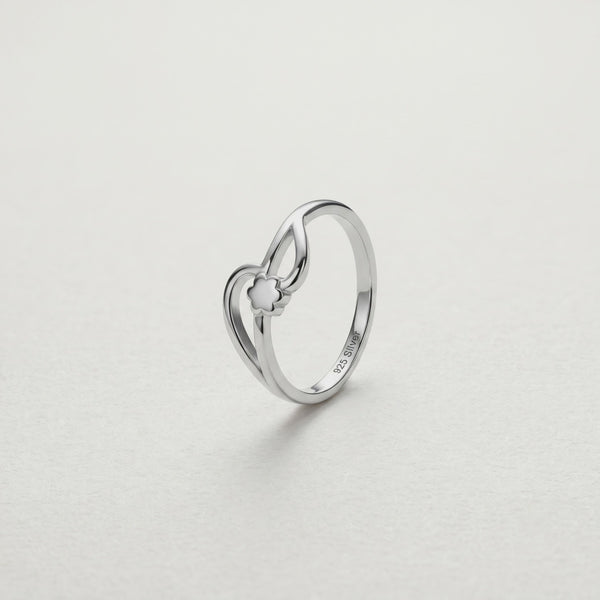 925 Silver Blossom Loop Ring