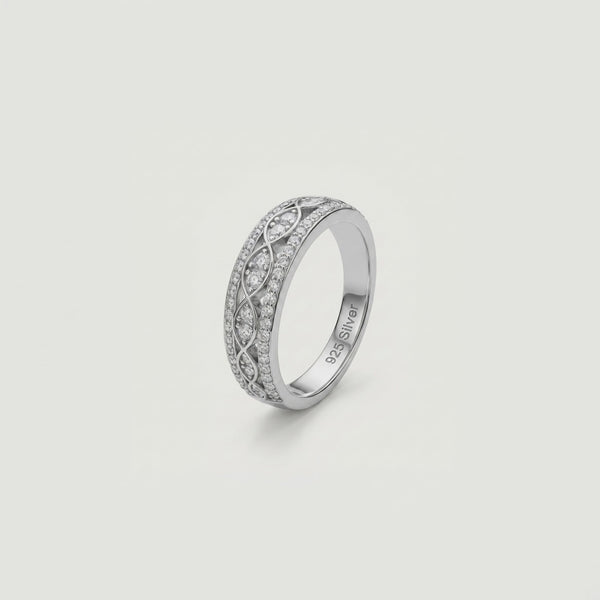 925 Silver Eden Loop Ring
