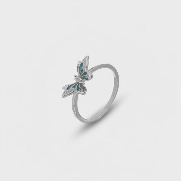 925 Silver Wings of Freedom Ring