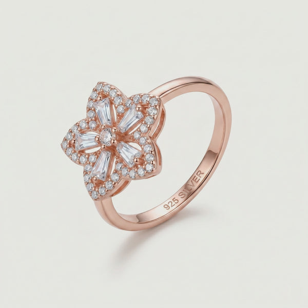 925 Silver Rosé Bloom Ring