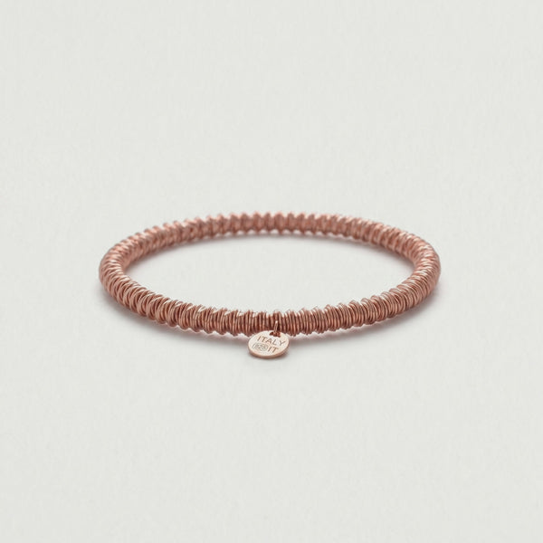 925 Silver Rosé Coil Luxe Kada