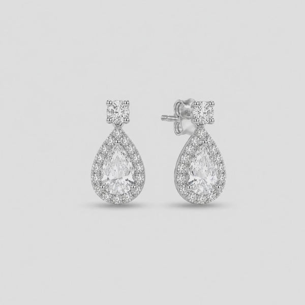 925 Silver V Teardrop Mangalsutra Set
