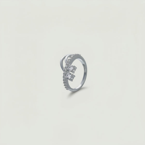 925 Silver Elegant Twist Ring
