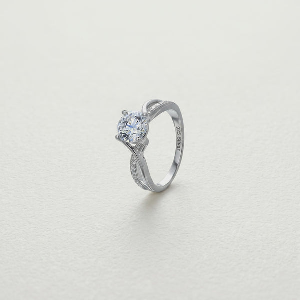 925 Silver Solitaire Grace Ring