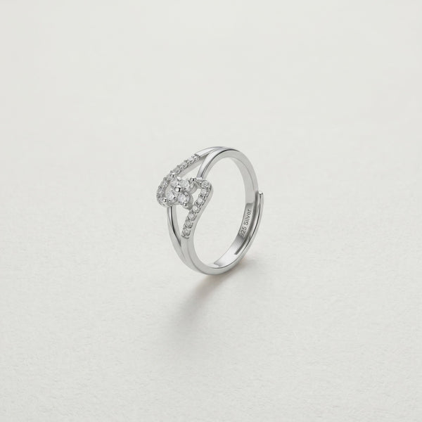 925 Silver Twinkle Bloom Ring